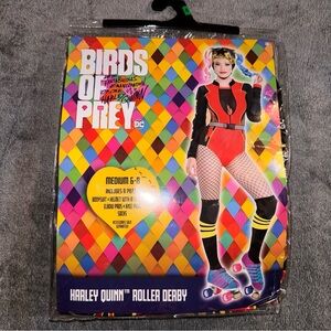 Women’s Adult Harley Quinn Costume Size Medium 6-8, NWT